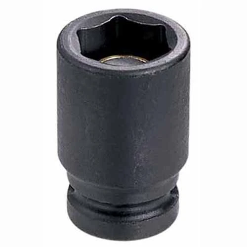 Grey Pneumatic 1/4" Drive x 3/8" Magnetic Standard Socket (912RG)
