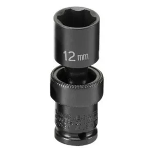 Grey Pneumatic 1/4" Surface Drive x 12mm Standard Univ Socket (912UMS)