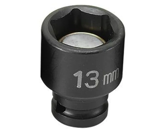Grey Pneumatic 1/4" Drive x 13mm Magnetic Standard Socket (913MG)