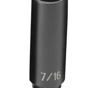 Grey Pneumatic 1/4" Surface Drive x 7/16" Deep Socket (914DS)