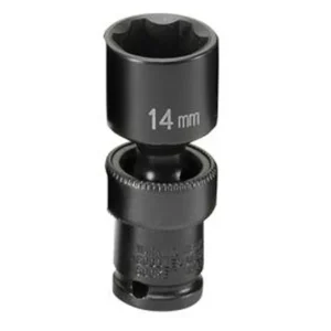 Grey Pneumatic 1/4" Surface Drive x 14mm Standard Univ Socket (914UMS)