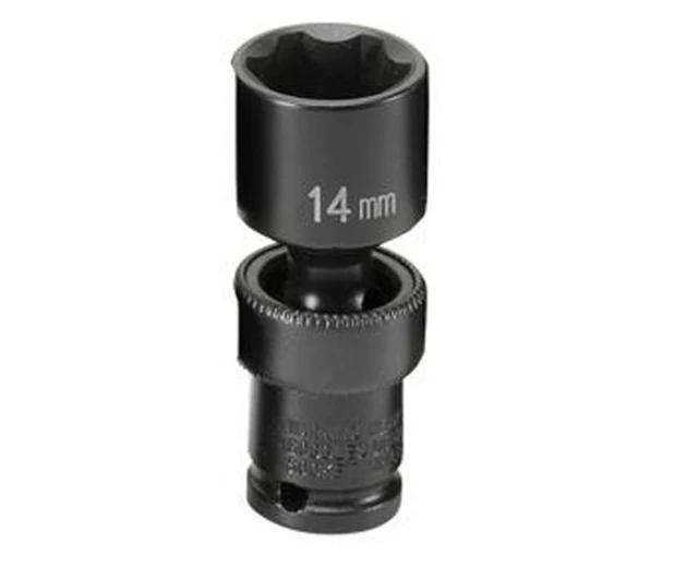 Grey Pneumatic 1/4" Surface Drive x 14mm Standard Univ Socket (914UMS)