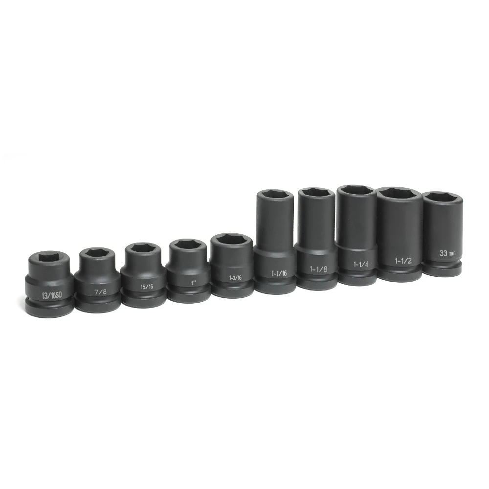 Grey Pneumatic 1" Drive 10 Piece Wheel Service Set (9152) — product image 2