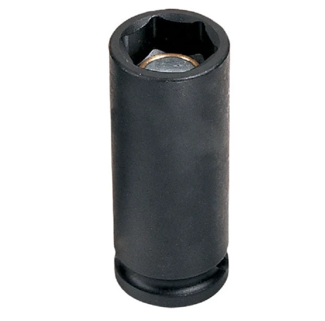 Grey Pneumatic 1/4" Drive x 15mm Magnetic Deep Socket (915MDG)