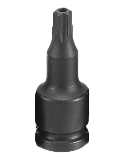 Grey Pneumatic 1/4" Dr. x TT15 Tamper Proof Star Driver Socket (915TT)