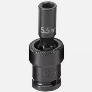 Grey Pneumatic 1/4" Surface Drive x 5.5mm Standard Un. Socket (955UMS)