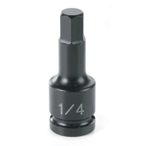 Grey Pneumatic 1/4" Drive x 3mm Hex Driver Socket (9903M)