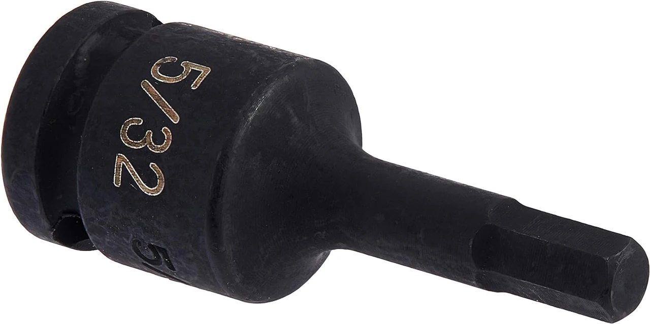 Grey Pneumatic 1/4" Drive x 5/32" Hex Driver Socket (9905F)