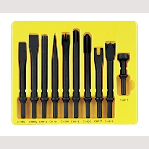 Grey Pneumatic Pneumatic Bit Set, 10 Piece, .401 Shank (CS110)