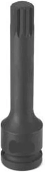 Grey Pneumatic M10 Triple Square Tamper-Proof Impact Plug Socket 1/2" Drive (21104ST)