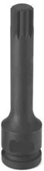Grey Pneumatic M5 Triple Square Tamper-Proof Impact Plug Socket 1/2" Drive (21054ST)