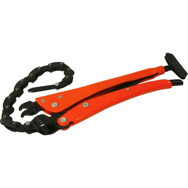 Grip-on 12" Locking Chain Pipe Cutter, 2-15/16" Jaw Opening (182-12)