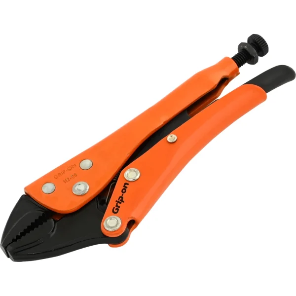 Grip-on 5" Locking Pliers, 1-1/8" Jaw Opening, Straight Jaws (112-05)