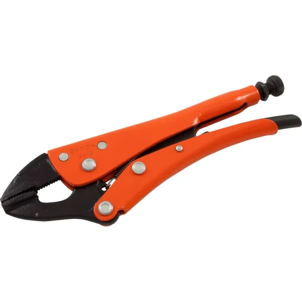 Grip-on 7" Locking Pliers, 1-1/8" Jaw Opening, Groovy Grip (122-07)