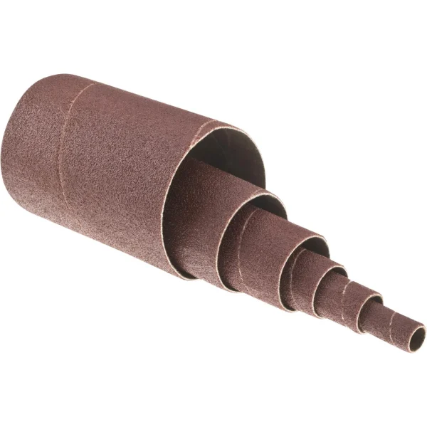 Grizzly Industrial 1/2" to 3" x 4-1/2" A/O Sanding Sleeve, 6 Pack Assorted (T10505, T10506, T10507)