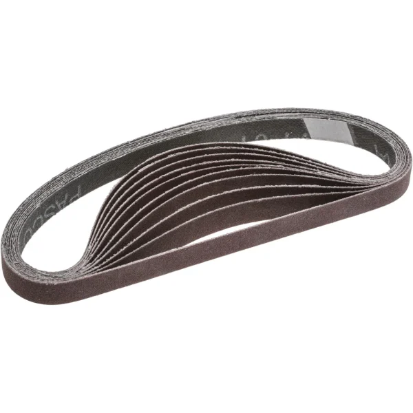 Grizzly Industrial 1/2" x 18" A/O Sanding Belt, 10 pk.