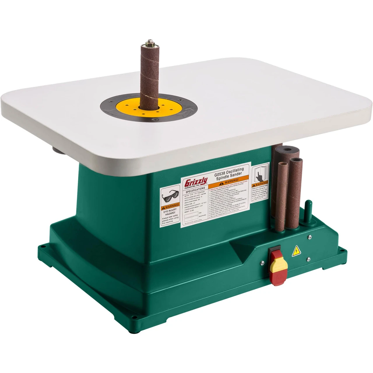 Grizzly Industrial 1/3 HP Oscillating Spindle Sander (G0538)