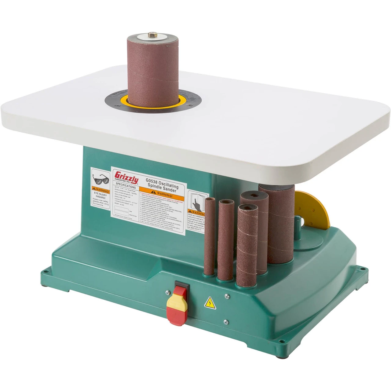 Grizzly Industrial 1/3 HP Oscillating Spindle Sander (G0538) — product image 2
