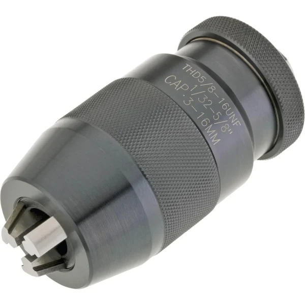Grizzly Industrial 1/32"-5/8" x 5/8"-16 Keyless Drill Chuck (G8585)