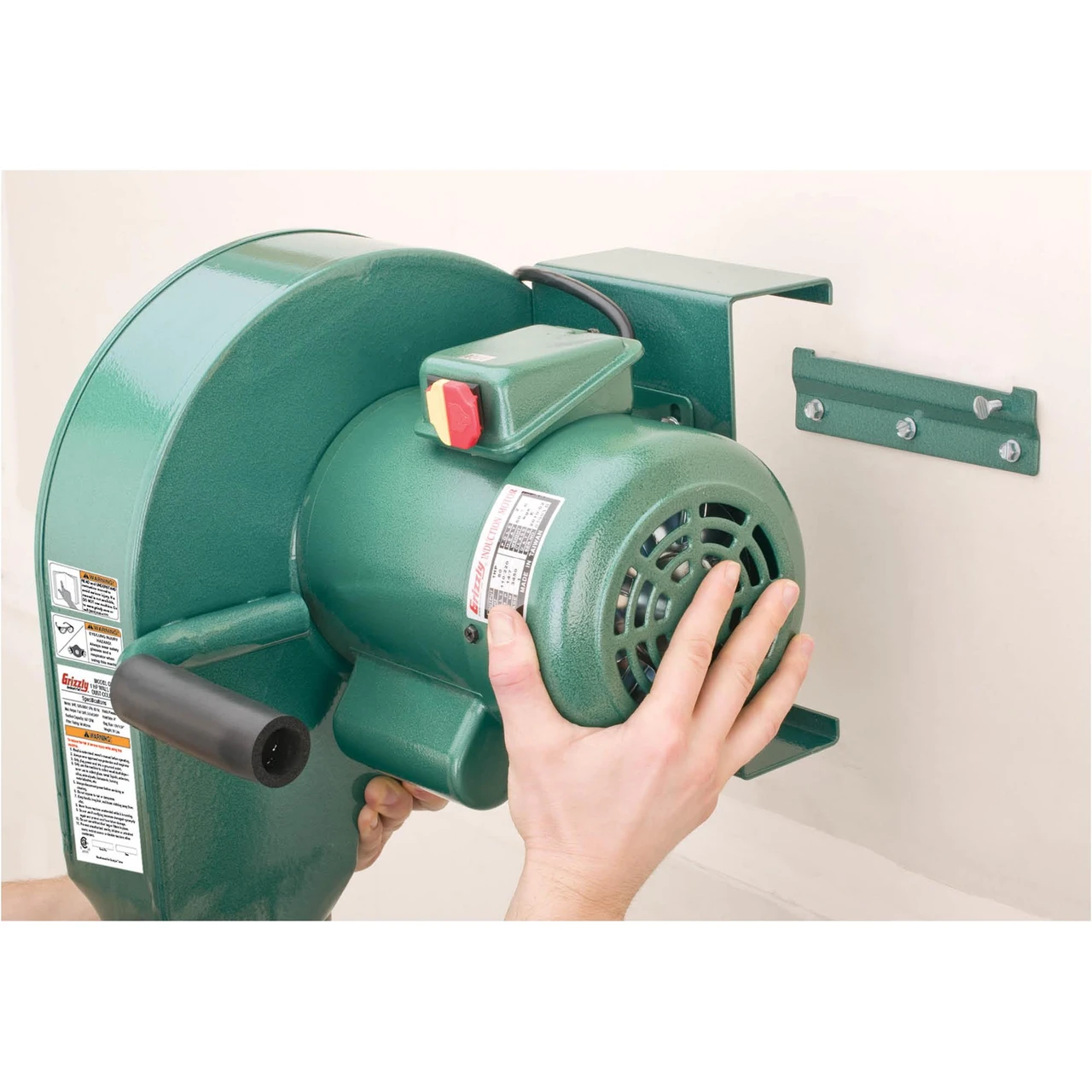Grizzly Industrial 1 HP Wall Hanging Dust Collector (G0710) — product image 5