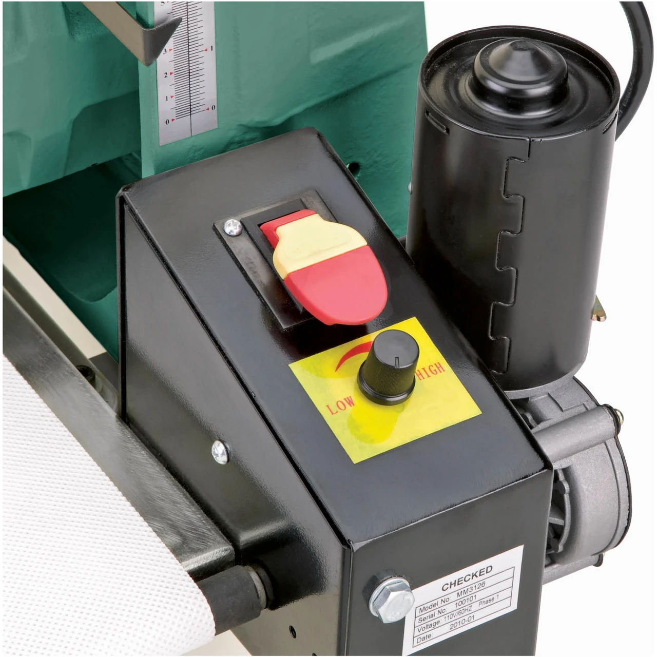 Grizzly Industrial 10" 1 HP Drum Sander (G0716) — product image 4