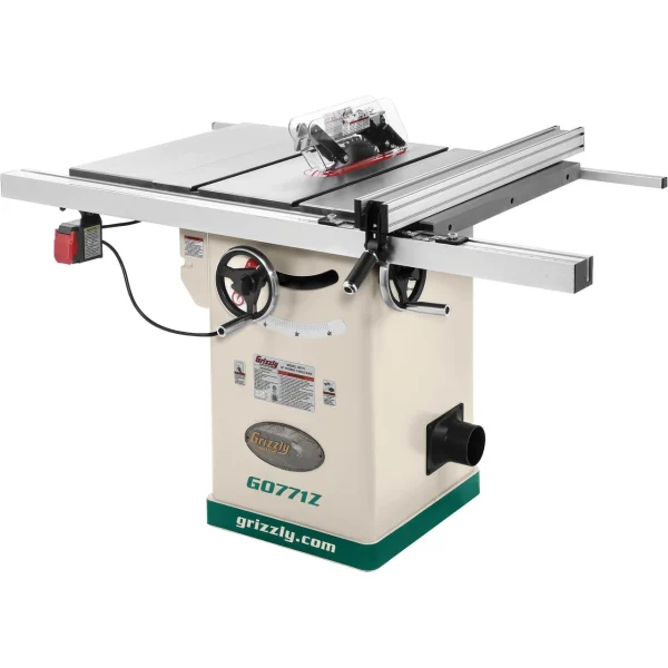 Grizzly Industrial 10" 2 HP 120V Hybrid Table Saw w/ T-Shaped Fence (G0771Z)