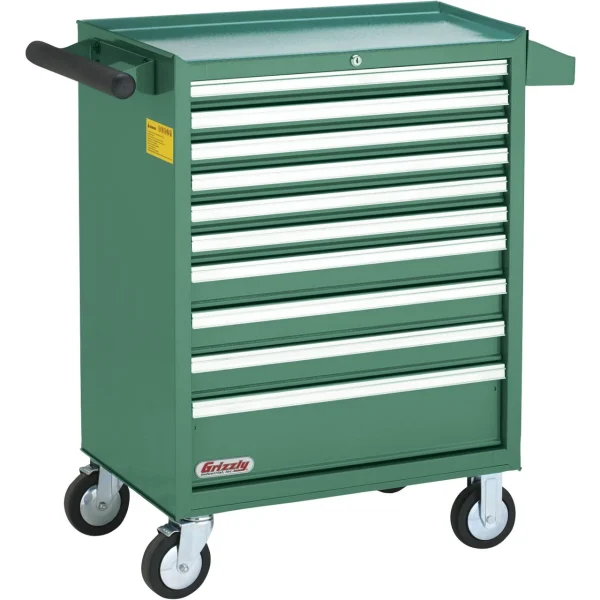 Grizzly Industrial 10-Drawer Rolling Tool Cabinet (H7730)