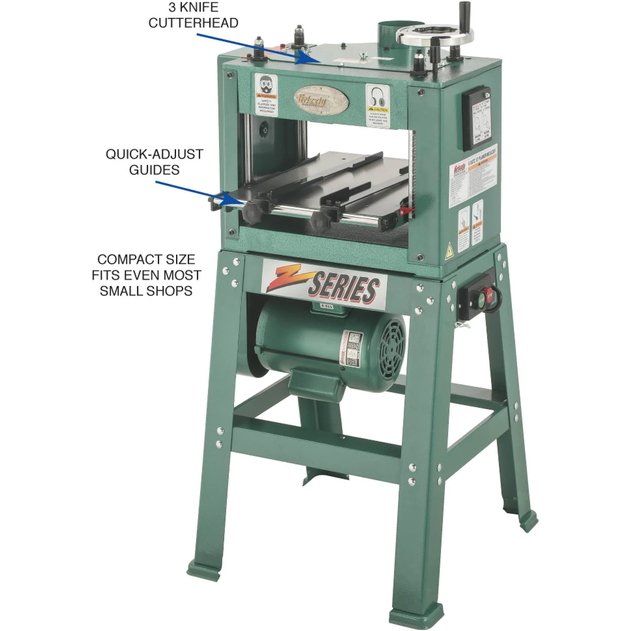 Grizzly Industrial 13" Planer/Moulder (G1037Z) — product image 4