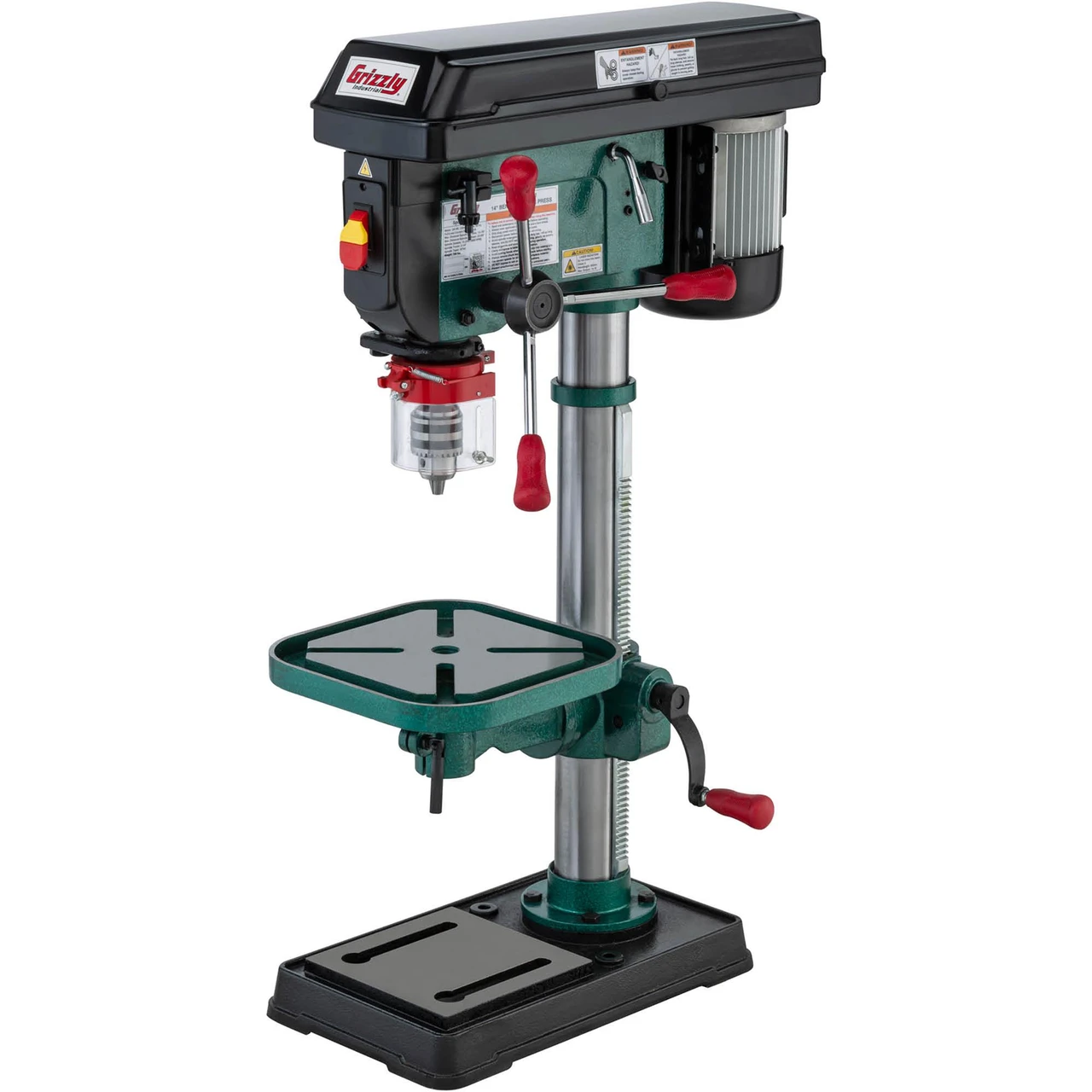 Grizzly Industrial 14" Benchtop Drill Press with LED Light & Laser Guide (T33901)