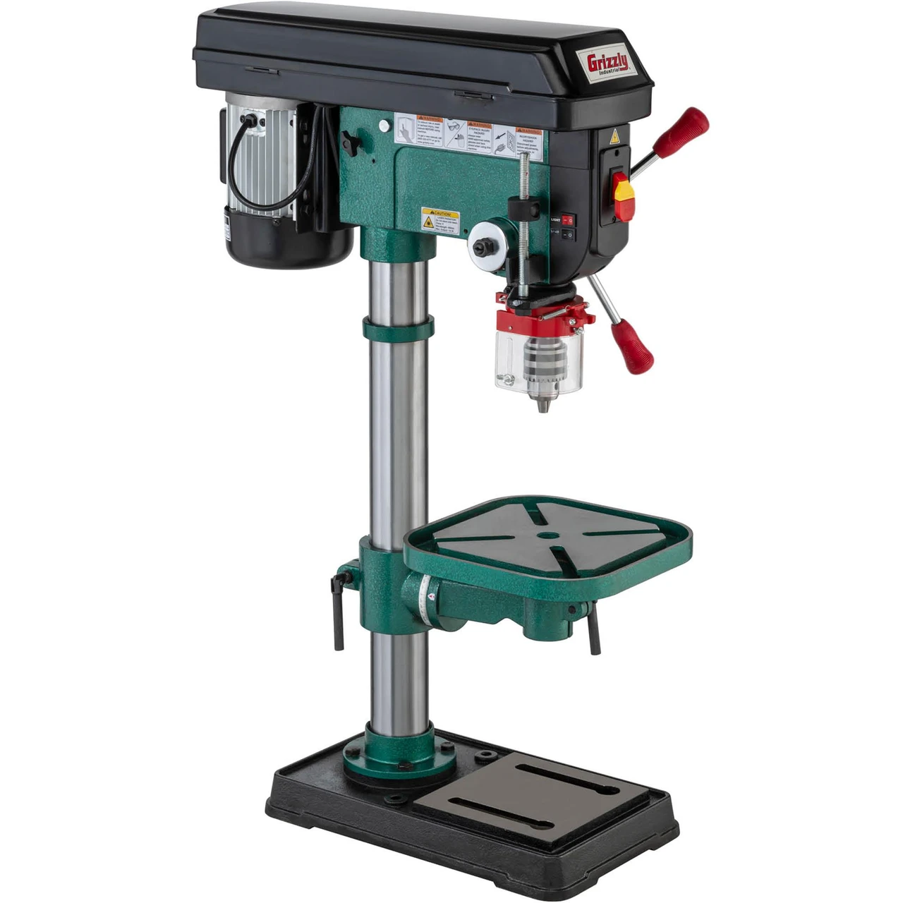 Grizzly Industrial 14" Benchtop Drill Press with LED Light & Laser Guide (T33901) — product image 2