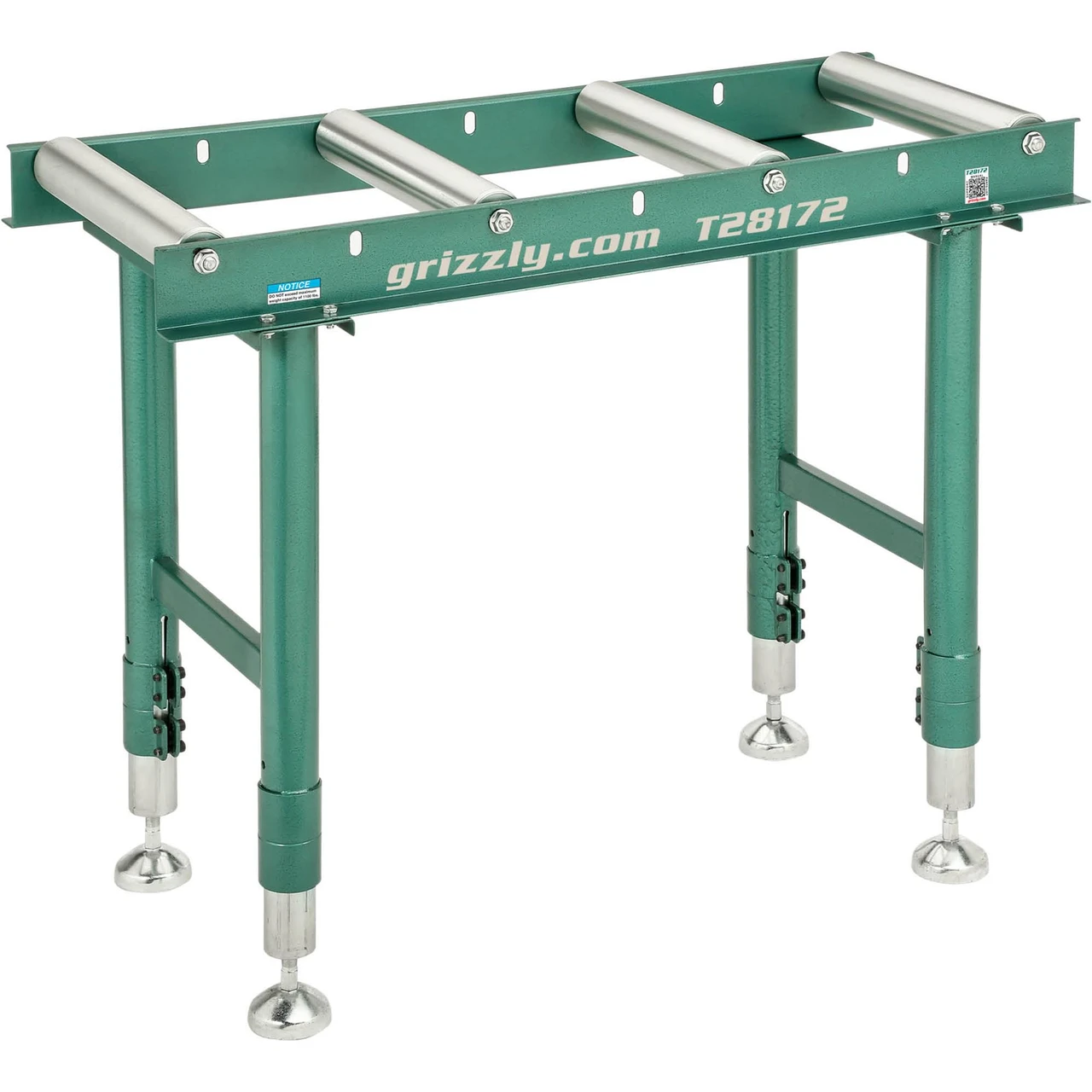 Grizzly Industrial 14" x 39" Heavy-Duty Roller Table (T28172)