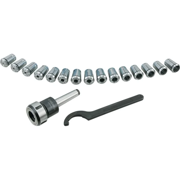Grizzly Industrial 16-Pc. MT3 Quick Change Collet Set (T10070)