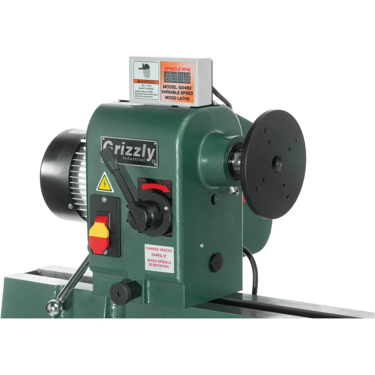 Grizzly Industrial 16" x 46" Wood Lathe with DRO (G0462) — product image 3