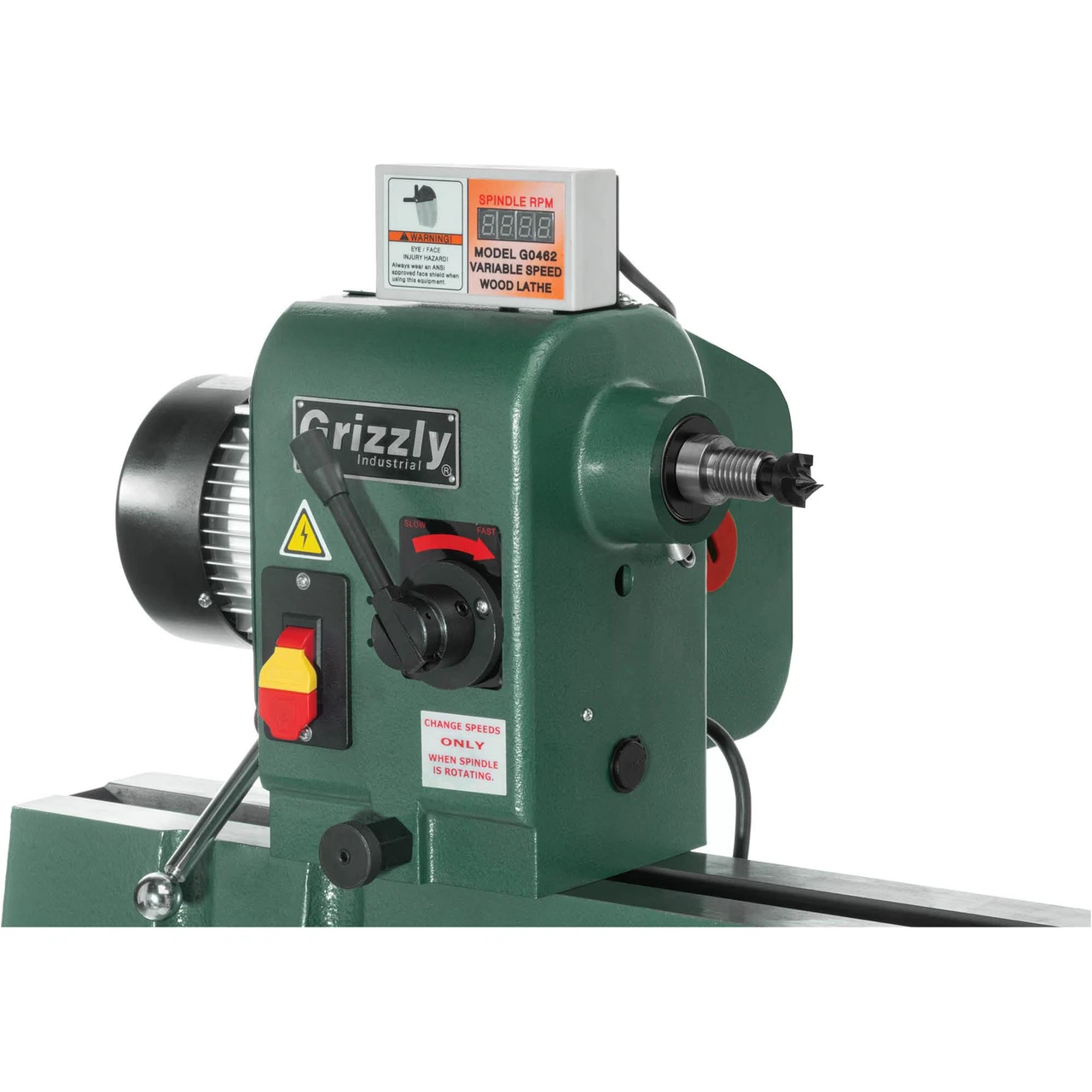 Grizzly Industrial 16" x 46" Wood Lathe with DRO (G0462) — product image 4