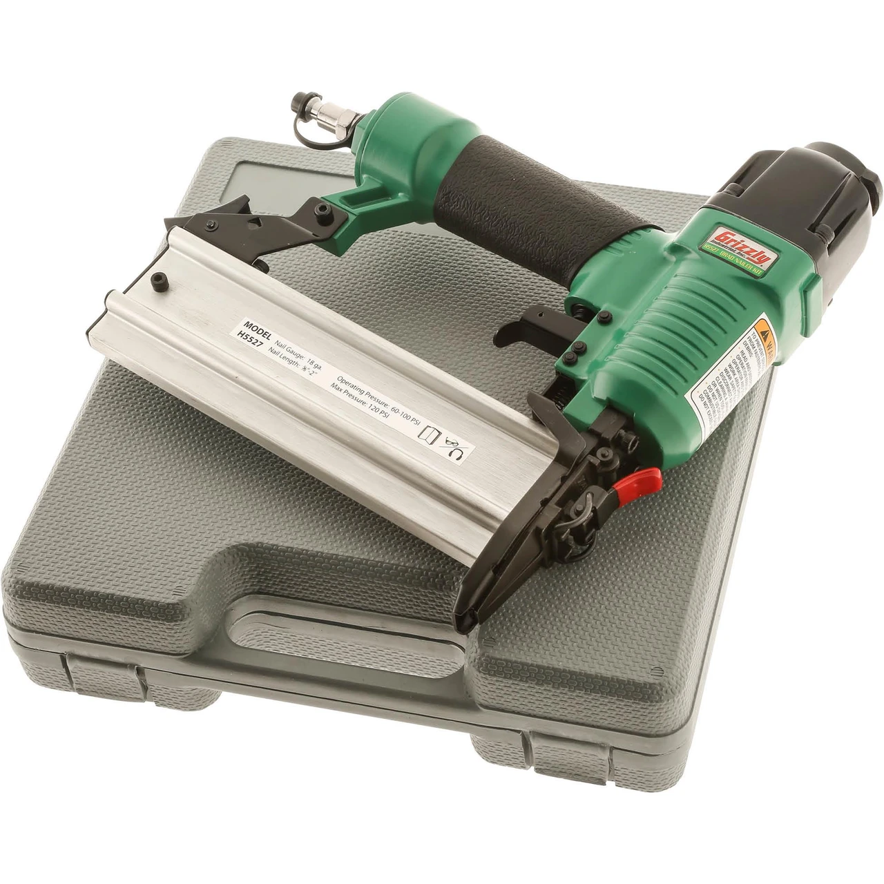 Grizzly Industrial 18-Gauge Brad Nailer Kit (H5527) — product image 2