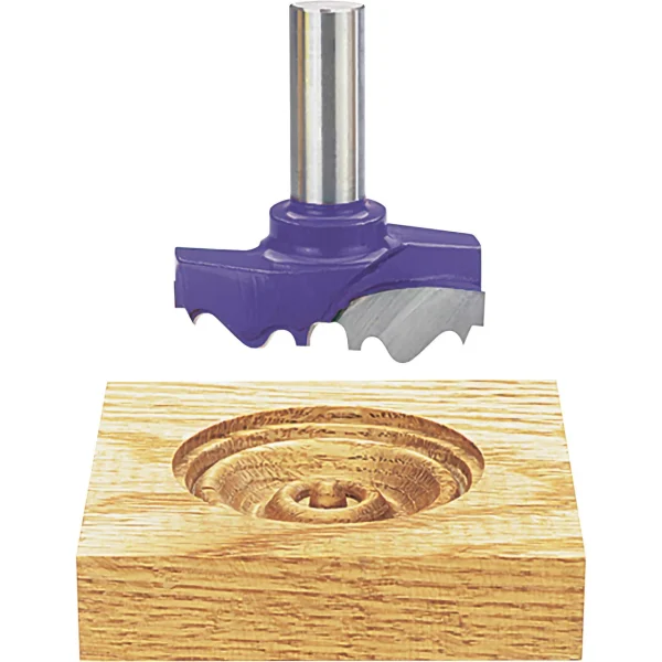 Grizzly Industrial 2-1/8" Diameter Carbide-Tipped Rosette Cutter (C1772Z)