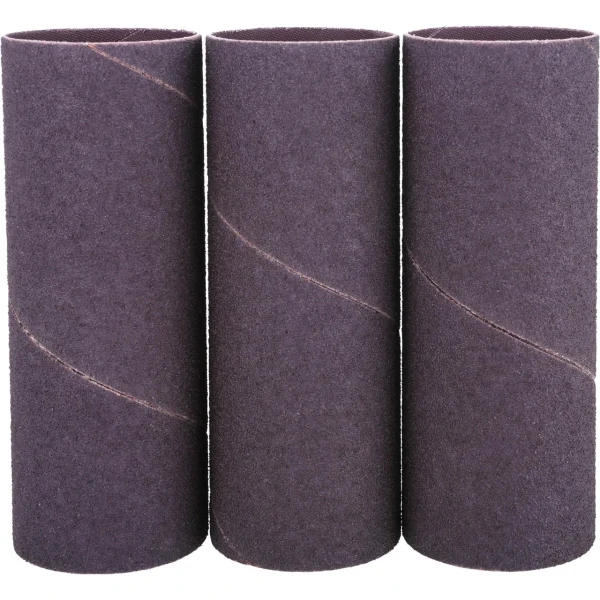 Grizzly Industrial 2" Dia. x 5-1/2" A/O Hard Sanding Sleeve, 3 pk. (H6674, H6675, H6676, H6677, H6678)