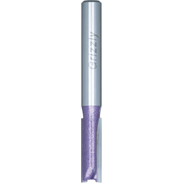 Grizzly Industrial 2" Double Fluted Straight Bit, 1/4" Shank (C1001Z, C1002Z, C1003Z, C1004Z, C1005Z, C1006Z, C1007Z)