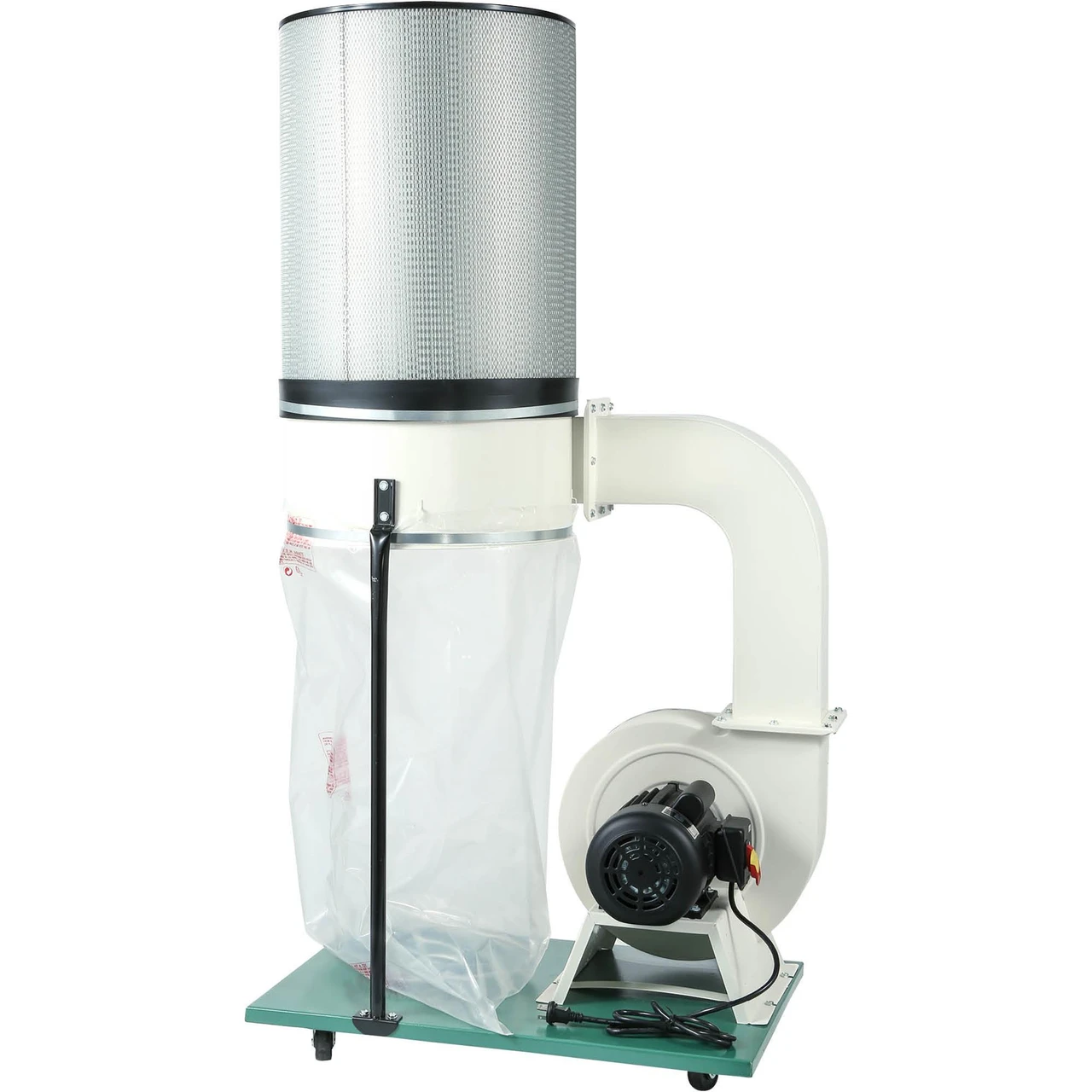 Grizzly Industrial 2 HP Canister Dust Collector with Aluminum Impeller (G0548ZP) — product image 2