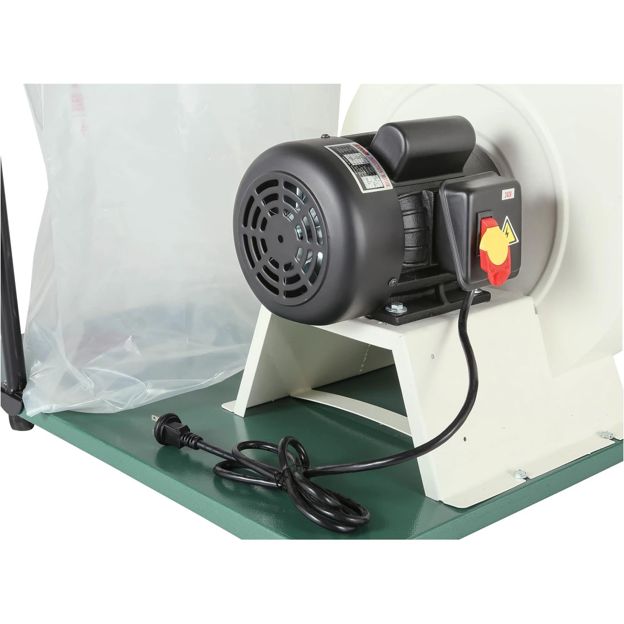 Grizzly Industrial 2 HP Canister Dust Collector with Aluminum Impeller (G0548ZP) — product image 5