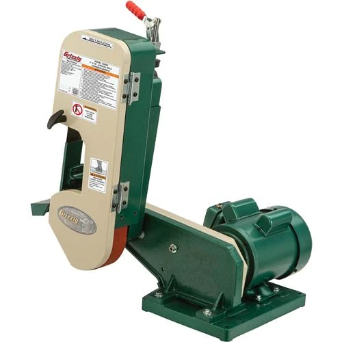 Grizzly Industrial 2" x 48" 2-Wheel Belt Grinder/Sander (G0898) — product image 3