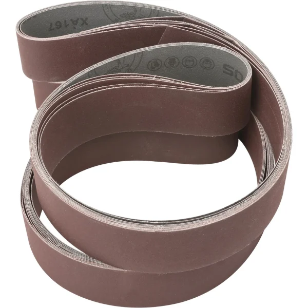 Grizzly Industrial 2" x 72" Aluminum Oxide Sanding Belt 10 Pack