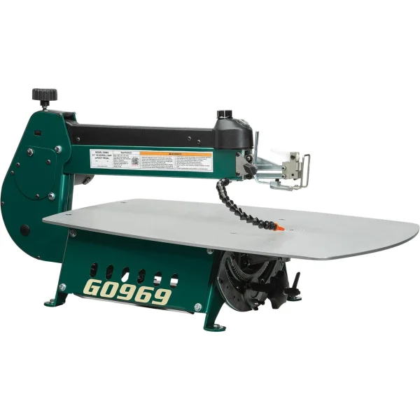 Grizzly Industrial 21" Variable-Speed Scroll Saw with Foot Pedal (G0969)