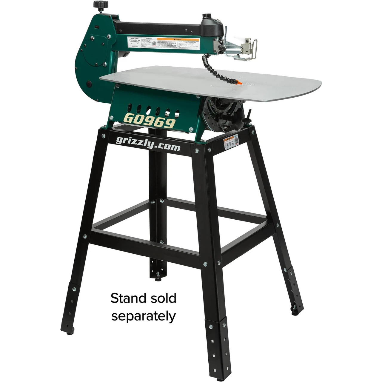Grizzly Industrial 21" Variable-Speed Scroll Saw with Foot Pedal (G0969) — product image 4