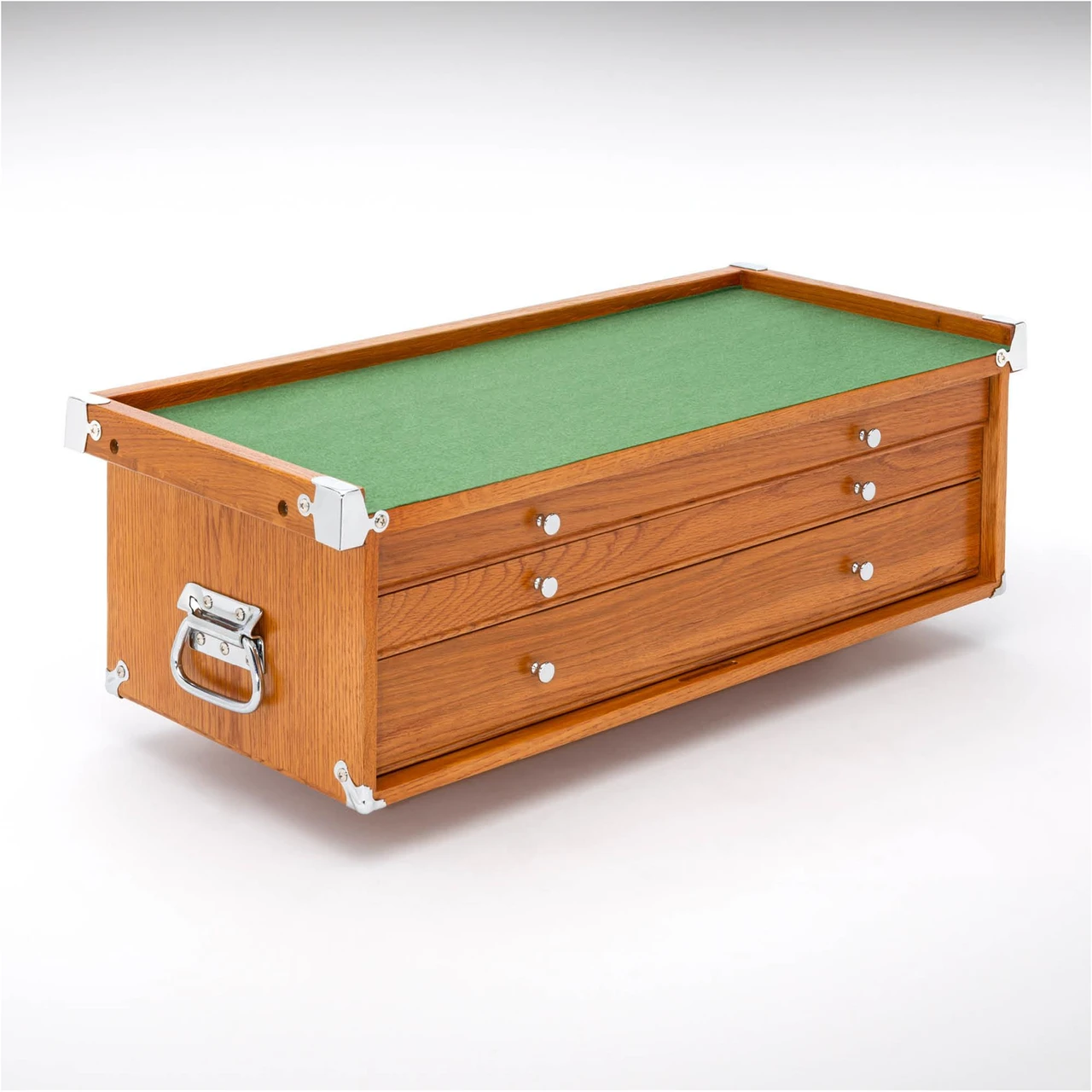 Grizzly Industrial 26" Series 3-Large Drawer Red Oak Mid-Riser (T33973)