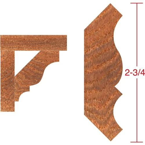 Grizzly Industrial 3-1/2" Crown Moulding - 1" Bore (C2204, C2205, C2206, C2207) — product image 3
