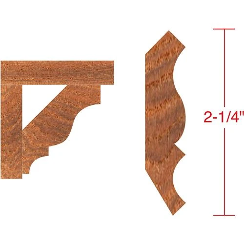 Grizzly Industrial 3-1/2" Crown Moulding - 1" Bore (C2204, C2205, C2206, C2207) — product image 4