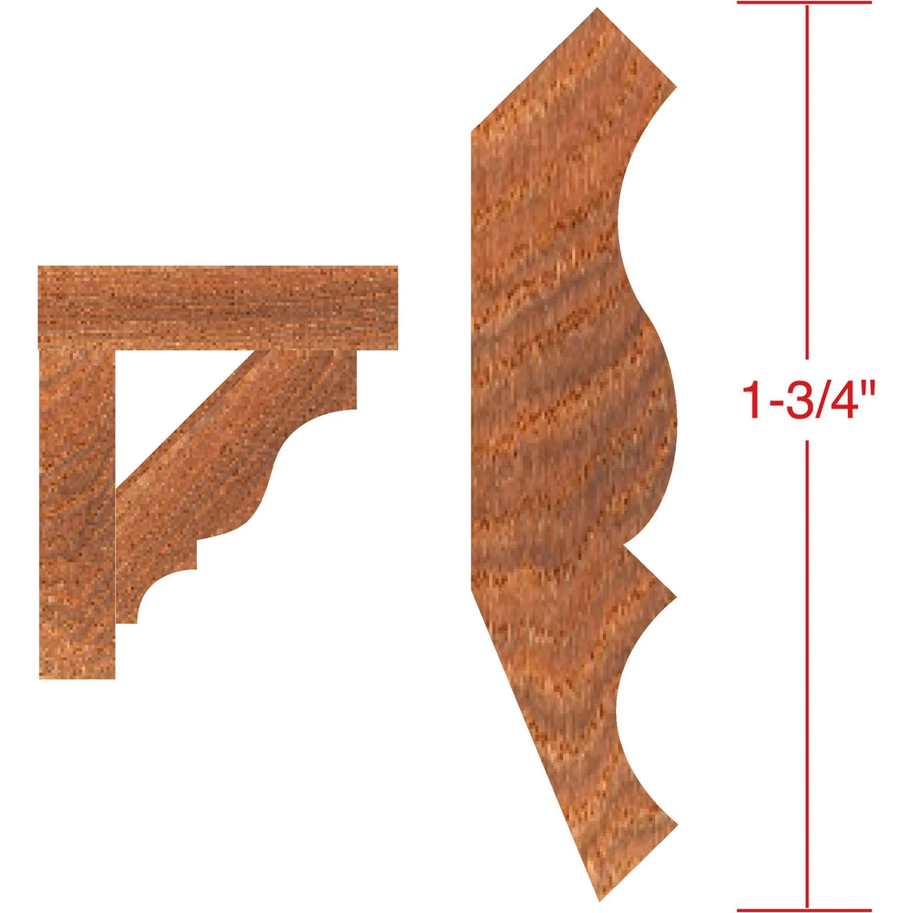Grizzly Industrial 3-1/2" Crown Moulding - 1" Bore (C2204, C2205, C2206, C2207) — product image 5