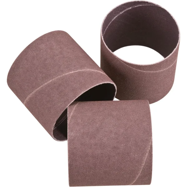 Grizzly Industrial 3" Dia. x 3" A/O Hard Sanding Sleeve 3 Pack (H4512, H4513, H4514, H4515, H4516)