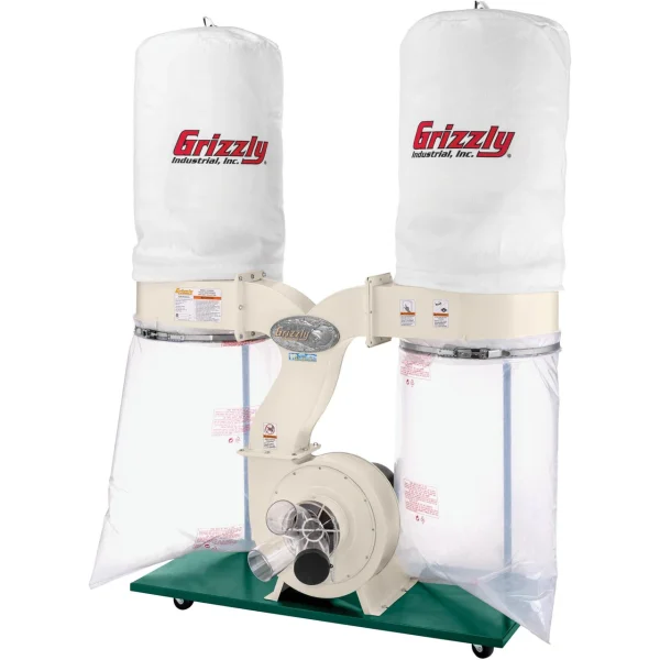 Grizzly Industrial 3 HP Dust Collector with Aluminum Impeller (G1030Z2P)